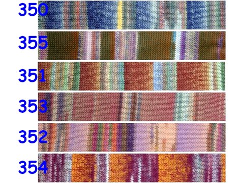 KIREI COLOR 355 OLIWKA/WRZOSY włóczka 100% wełna 100g 160m włóczka cienka ombre cieniowana melanż