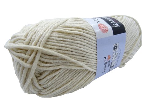 JEANS PLUS 05 BEIGE BEŻ JASNY 100g 160m bawełna mix YarnArt włóczka całoroczna dla dzieci na maskotki sklep Goldpol