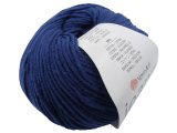 Jeans 54 GRANATOWY włóczka YarnArt 50g 160m mix bawełny dla dzieci na maskotki