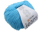 Jeans 33 TURKUS 50g 160m włóczka YarnArt turecka bawełna dla dzieci na maskotki