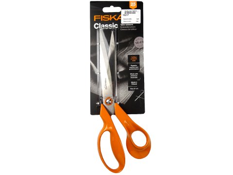 Nożyczki krawieckie 27cm FISKARS 1szt fińskie POMARAŃCZOWE nożyce profesjonalne do grubych tkanin 6411501984319