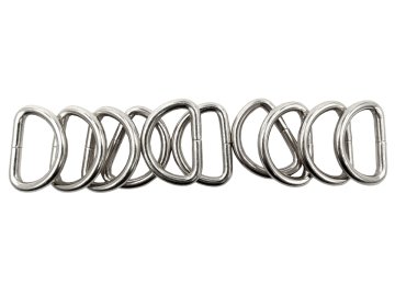 D-ring 25mm 10szt STALOWE...