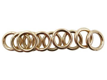 Kółko 25mm 10szt ZŁOTE ring...