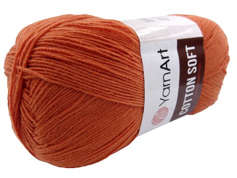 COTTON SOFT 85 KAROTKA 100g 600m YarnArt włóczka cieńka bawełna na obrusy serwety i sweterki