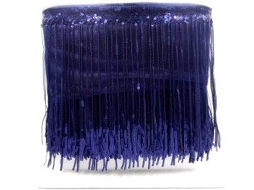 Frędzle cekinowe 20cm NAVY...