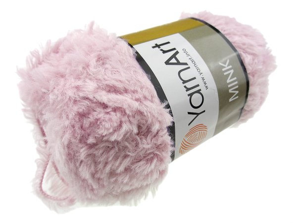 MINK 347 RÓŻ PASTEL włóczka YarnArt 50g 75m misiowa włóczka na czapki poduszki sweterki dziecięce