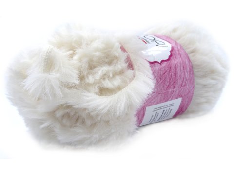 Rabbit 111 BIAŁY MLECZNY włóczka Etrofil 100g 65m miła jak futerko królika włóczka na poduszki czapki
