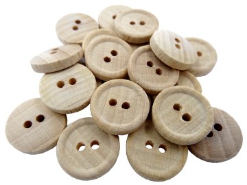15mm guziki drewniane 20...