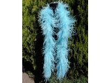 Szal boa AQUA 2 ply elegancki pióra strusie 1szt/ 1,8m 2PLY dwie warstwy piór strusia najlepsza jakość na ryn
