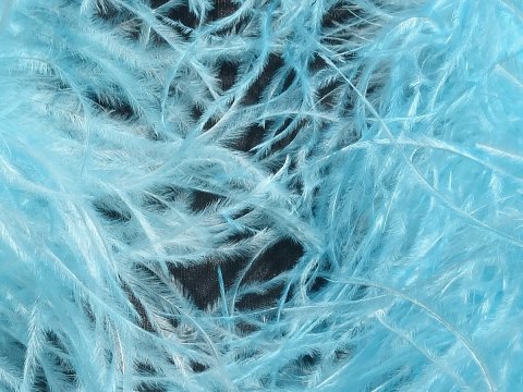 Szal boa AQUA 2 ply elegancki pióra strusie 1szt/ 1,8m 2PLY dwie warstwy piór strusia najlepsza jakość na ryn