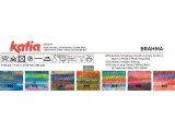 BRAHMA 304 MIX RÓŻE ORANGE SPŁOWIAŁE włóczka 150g 810m KATIA mix wełny wielokolorowa ombre na chustę multicolor