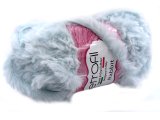 Rabbit 552mix AQUA włóczka Etrofil 100g 65m miła jak futerko królika włóczka na poduszki czapki