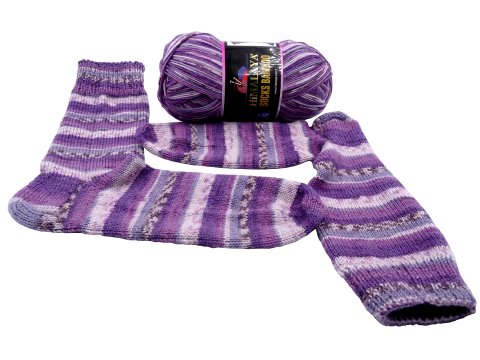 SOCKS BAMBOO 130-02 MIX SZARY BEŻ BRĄZ Himalaya 100g 420m melanż ombre włóczka skarpetkowa na ciepłe skarpety