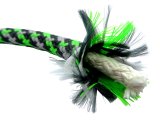 Sznurek 8mm GRAPHIQU 4 ZIELONY NEON/GRAFIT/SZARY cena za 1m sznur francuski ozdobny pleciony z rdzeniem