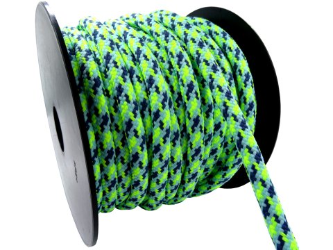 Sznurek 8mm GRAPHIQU 1 ŻÓŁTY NEON/GRANAT/AQUA cena za 1m sznur francuski ozdobny pleciony z rdzeniem