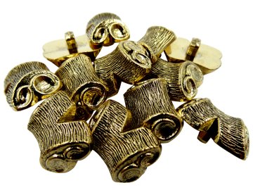 20mm Guziki złote 12 sztuk...