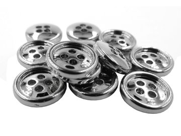12mm Guziki srebrne HURT...