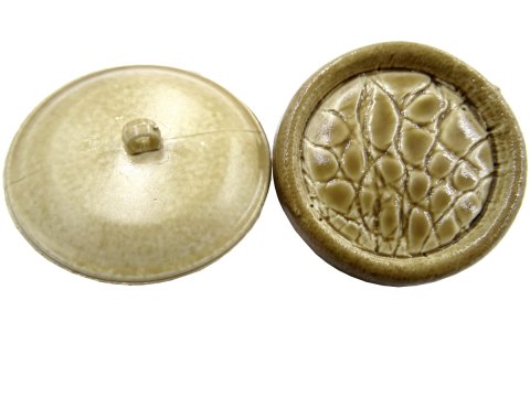 39mm Guziki do płaszcza 1 sztuka kolor BEŻ K307 guzik ozdobny elegancki imitacja skóry krokodyla do płaszcza