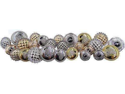 17mm Guziki z cyrkonią 1sztuka kolor SREBRNA KRATKA  guziki ozdobnr guzik metalowy ciężki silver na stopce