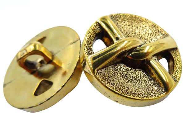 20mm Guziki złote HURT 144 sztuki kolor ZŁOTY K790 guziki ozdobne do marynarki guzik plastikowy w kolorze złotym
