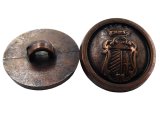 16mm Guziki z herbem 12 sztuk kolor ANTIC COOPER/MIEDZIANY K275 guziki ozdobne do marynarki guzik plastikowy na stopce