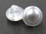 10mm Guziki ozdobne 12 sztuk kolor BIAŁY Z POŁYSKIEM PERŁOWYM K246 guzik perełka plastikowy do bluzki na stopce do przyszycia