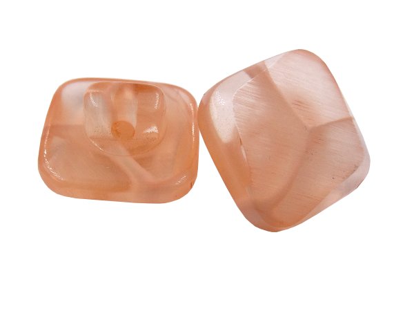 13mm Guziki ozdobne HURT 144 sztuk kolor PEACH BRZOSKWINIA K278 guzik do bluzki żakietu plastikowy do bluzki na stopce