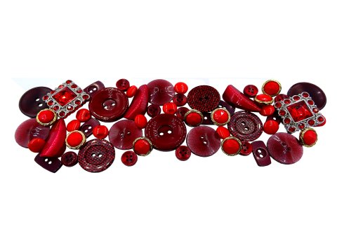 18-10mm Guziki ozdobne 12 sztuk kolor CIEMNY BORDO K376 guzik do bluzki koszulowy plastikowy dwudziurkowy prostokat nieregularny