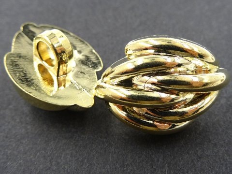 20-15mm Guziki złote HURT 144 sztuk kolor ZŁOTY K315 guziki ozdobne do marynarki swetra guzik plastikowy w kolorze złotym