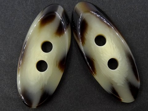 50mm Guziki do płaszcza 12 sztuk kolor MIX BEŻ BRĄZ K307 guzik ozdobny nieregularny kształt do marynarki płaszcza plastikowy