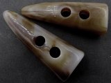 52mm Guziki ozdobne 1 sztuka kolor BRĄZ MELANŻ K524 guzik duży ozdobny z połyskiem do płaszcza swetra marynarki kołek kieł