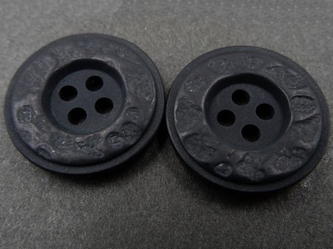 20mm Guziki ozdobne 10 sztuk kolor CZARNE K118 guzik czterodziurkowy do marynarki płaszcza sklep z guzikami w Warszawie