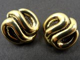 18mm Guziki ozdobne 12 sztuki kolor ZŁOTY K334 guzik mały do bluzki na stopce