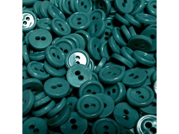 11mm guziki 5050 MIĘTOWE 1000 sztuk w opk. z dwoma dziurkami