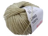 LINO 100% len 7 NATURAL włóczka KATIA 50g 150m włóczki lniane z lnu włóczki sklep z włóczkami  GOLD-POL Warszawa