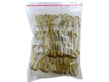 Agrafki 75mm ZŁOTE ozdobne...