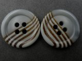 34mm Guziki ozdobne 1sztuka kolor JASNY SZARY ZE SMUGĄ K826 duży guzik czterodziurkowy do marynarki płaszcza swetra sklep