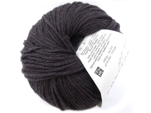 COTTON IN LOVE 66 BRĄZ/CZARNY włóczka KATIA 50g 115m wełna 50% merino i 50% bawełna egipska dla dzieci
