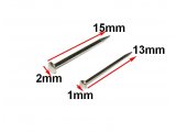 Szpilki 15mm stalowe 250g do cekin