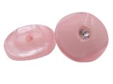 13mm Guziki ozdobne 12 sztuk kolor RÓŻ ANGIELSKI K245 guzik ozdobny mały na stopce z cyrkonią do bluzeczki sweterka