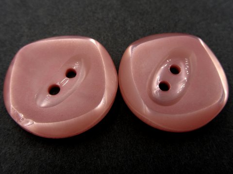23mm Guziki ozdobne 12 sztuk kolor BRUDNY RÓŻ K687 guzik dwudziurkowy do swetra marynarki płaszcza