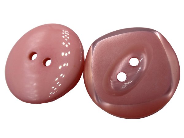 23mm Guziki ozdobne 12 sztuk kolor BRUDNY RÓŻ K687 guzik dwudziurkowy do swetra marynarki płaszcza