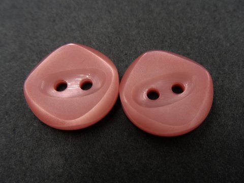 15mm Guziki ozdobne 12 sztuk kolor BRUDNY RÓŻ K687 guzik dwudziurkowy do swetra marynarki płaszcza