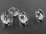 10mm Guziki ozdobne HURT 144sztuk kolor PRZEZROCZYSTE K434 guzik ozdobny plastikowy na stopce do bluzki największy wybór