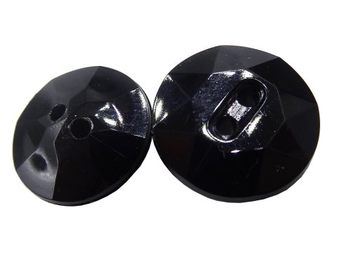 13mm Guziki ozdobne 12 sztuk kolor CZARNY Z POŁYSKIEM K136 guzik dwudziurkowy do marynarki swetra sklep z guzikami