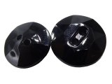 13mm Guziki ozdobne 12 sztuk kolor CZARNY Z POŁYSKIEM K136 guzik dwudziurkowy do marynarki swetra sklep z guzikami