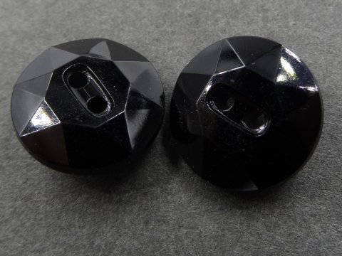 13mm Guziki ozdobne 12 sztuk kolor CZARNY Z POŁYSKIEM K136 guzik dwudziurkowy do marynarki swetra sklep z guzikami