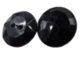 15mm Guziki ozdobne 12 sztuk kolor CZARNY Z POŁYSKIEM K622 guzik dwudziurkowy do marynarki swetra sklep z guzikami