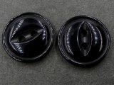 15mm Guziki ozdobne HURT 144 sztuk kolor CZARNY K411 guzik dwudziurkowy do bluzki swetra kardigana największy wybór