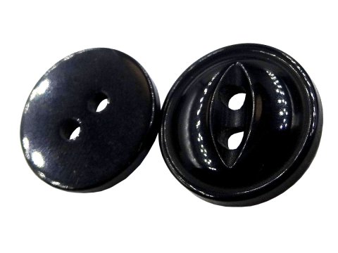 15mm Guziki ozdobne HURT 144 sztuk kolor CZARNY K411 guzik dwudziurkowy do bluzki swetra kardigana największy wybór